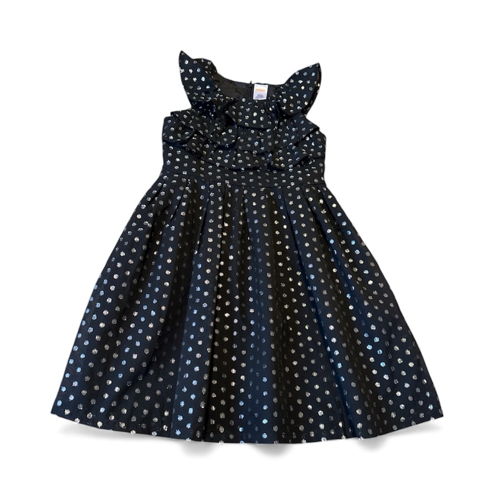 Gymboree Black Dress with White Dots